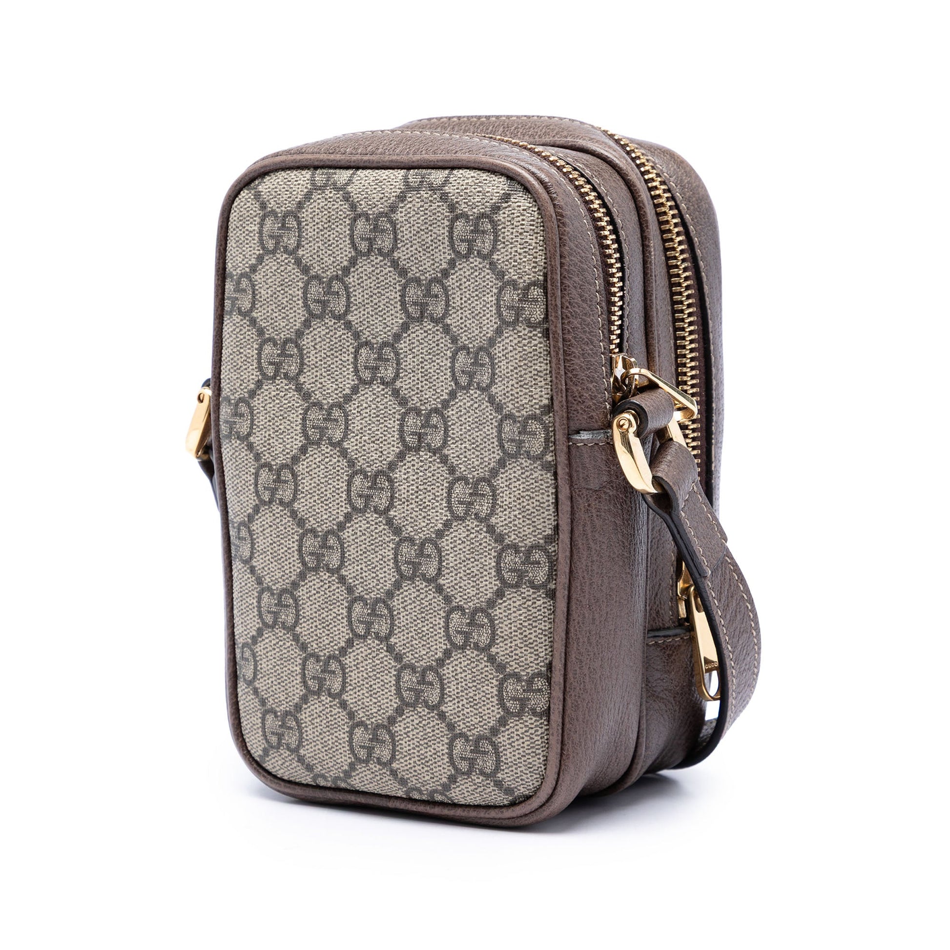Gucci GG Supreme Web Ophidia Double Zip Crossbody