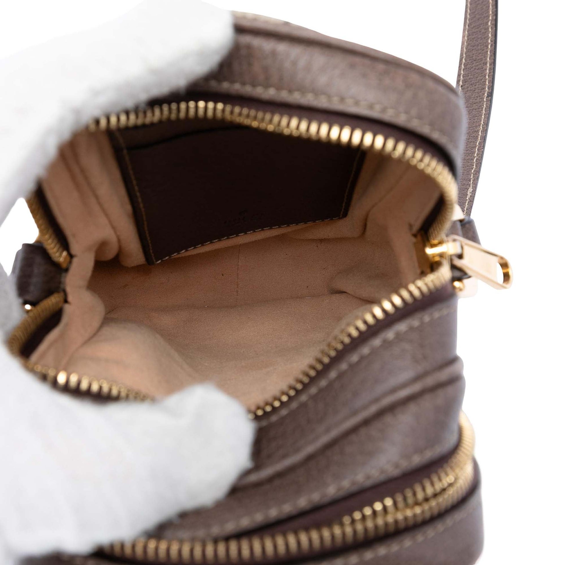 Gucci GG Supreme Web Ophidia Double Zip Crossbody