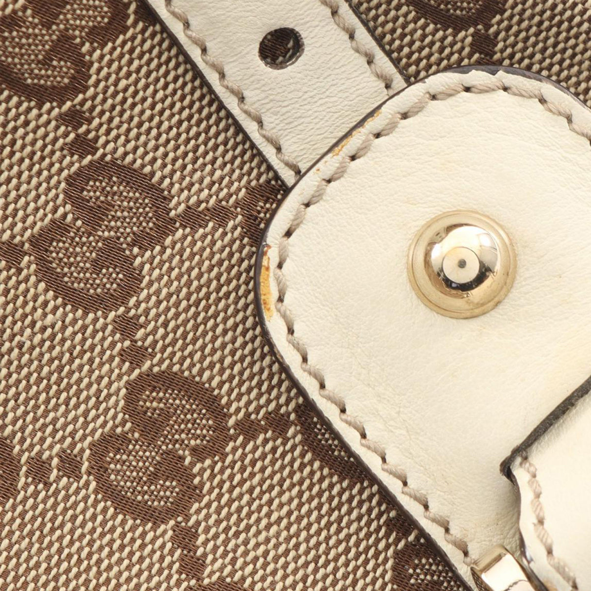 Gucci Small GG Canvas Horsebit Pelham Shoulder Bag