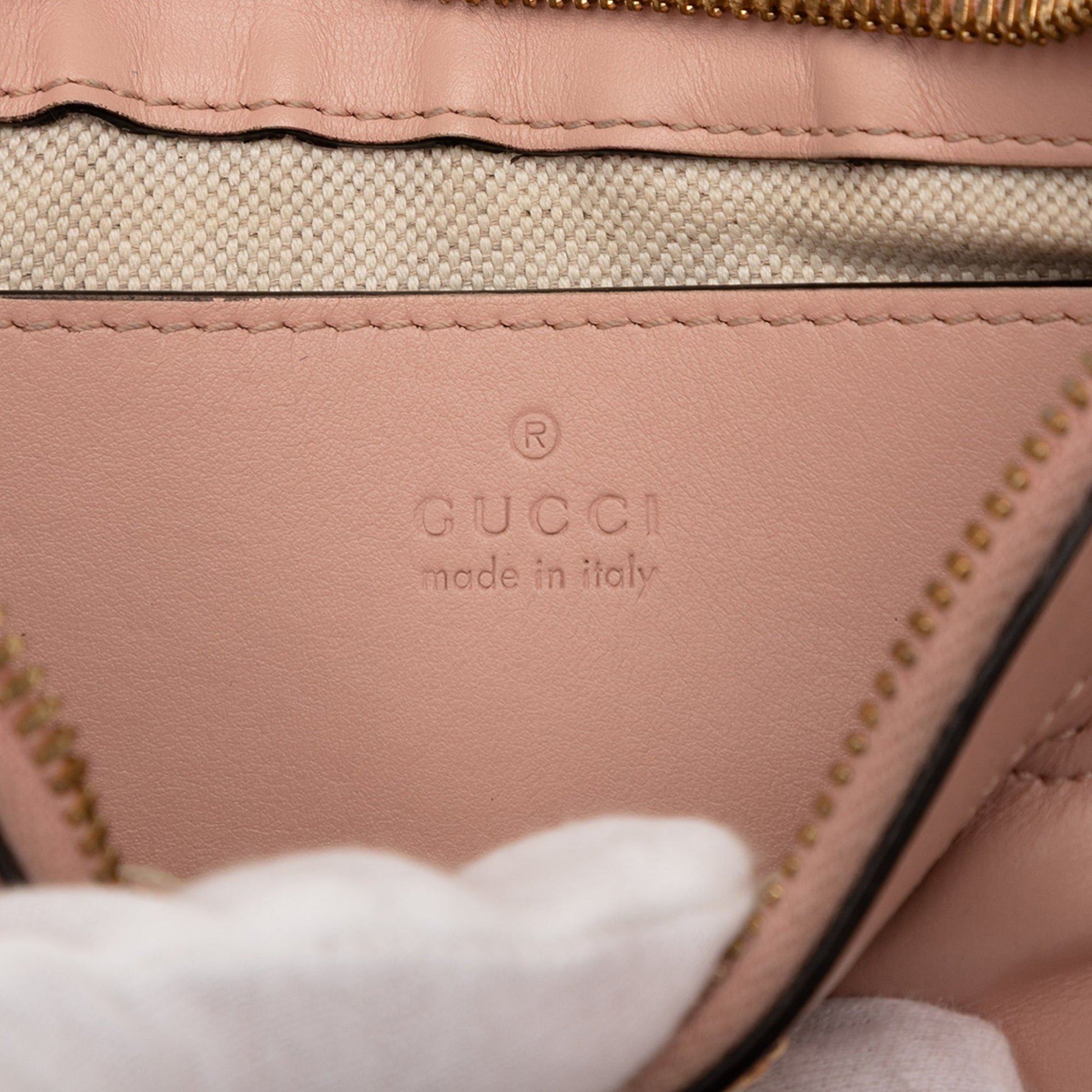 Gucci Small GG Matelasse Leather Satchel