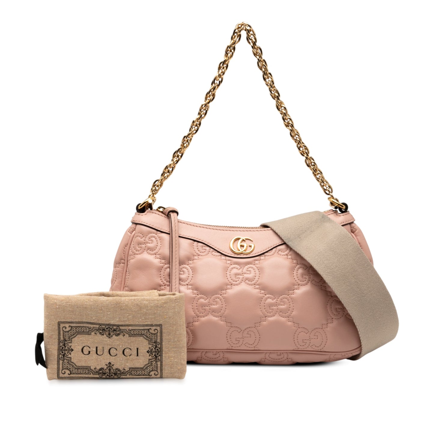 Gucci Small GG Matelasse Leather Satchel