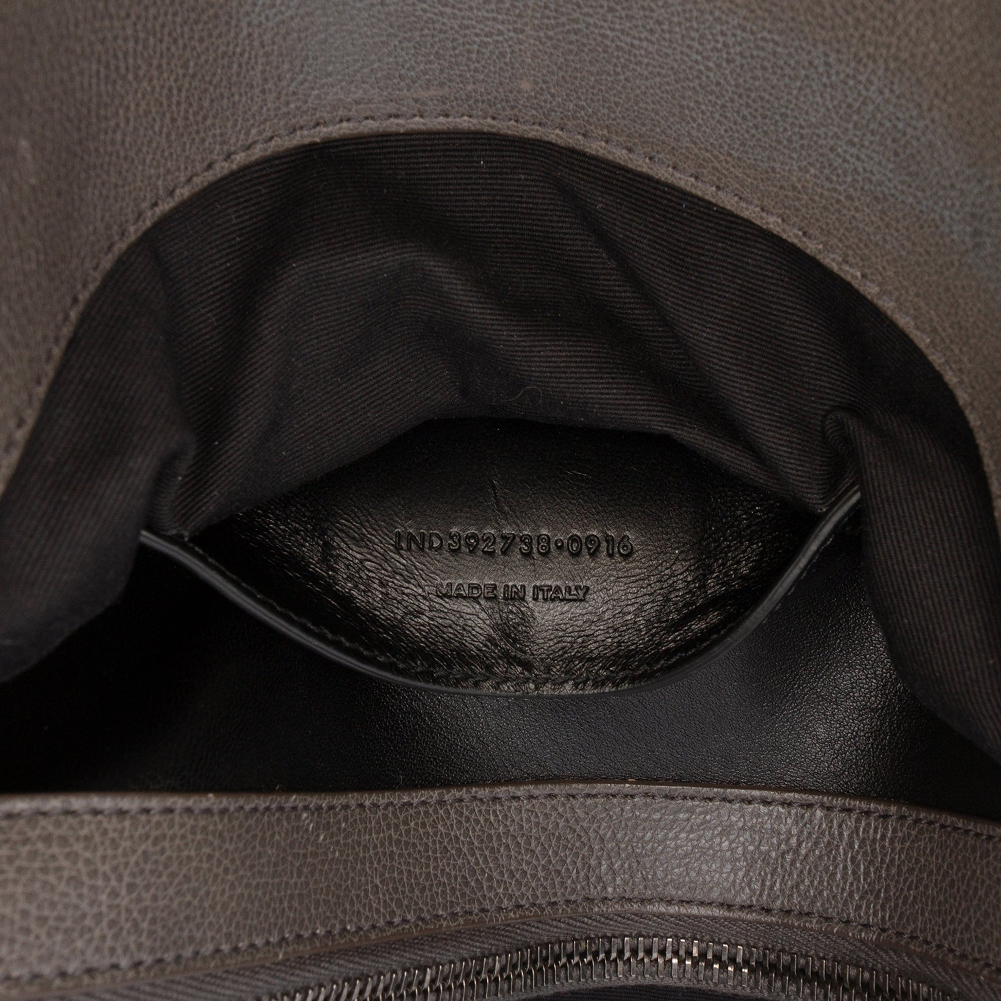 Saint Laurent Large Chevron Sheepskin Monogram College Bag