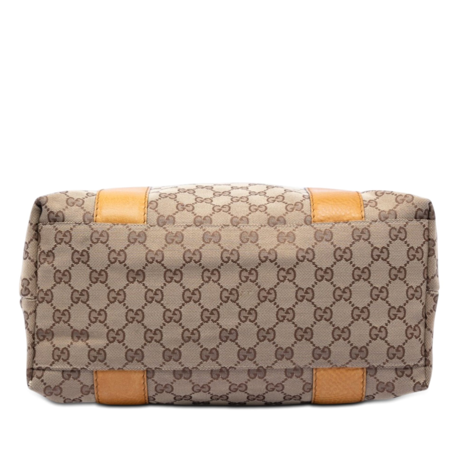 Large GG Canvas Bamboo Libeccio Tote