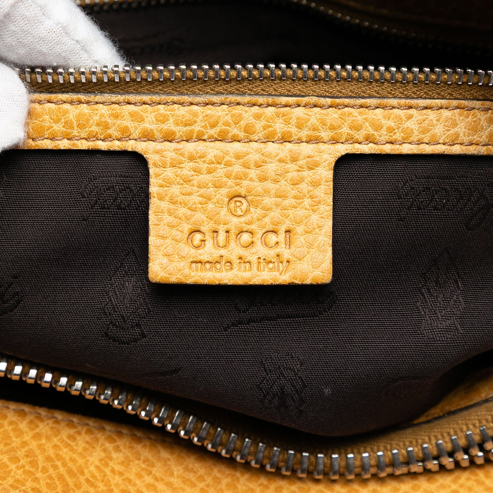Large GG Canvas Bamboo Libeccio Tote