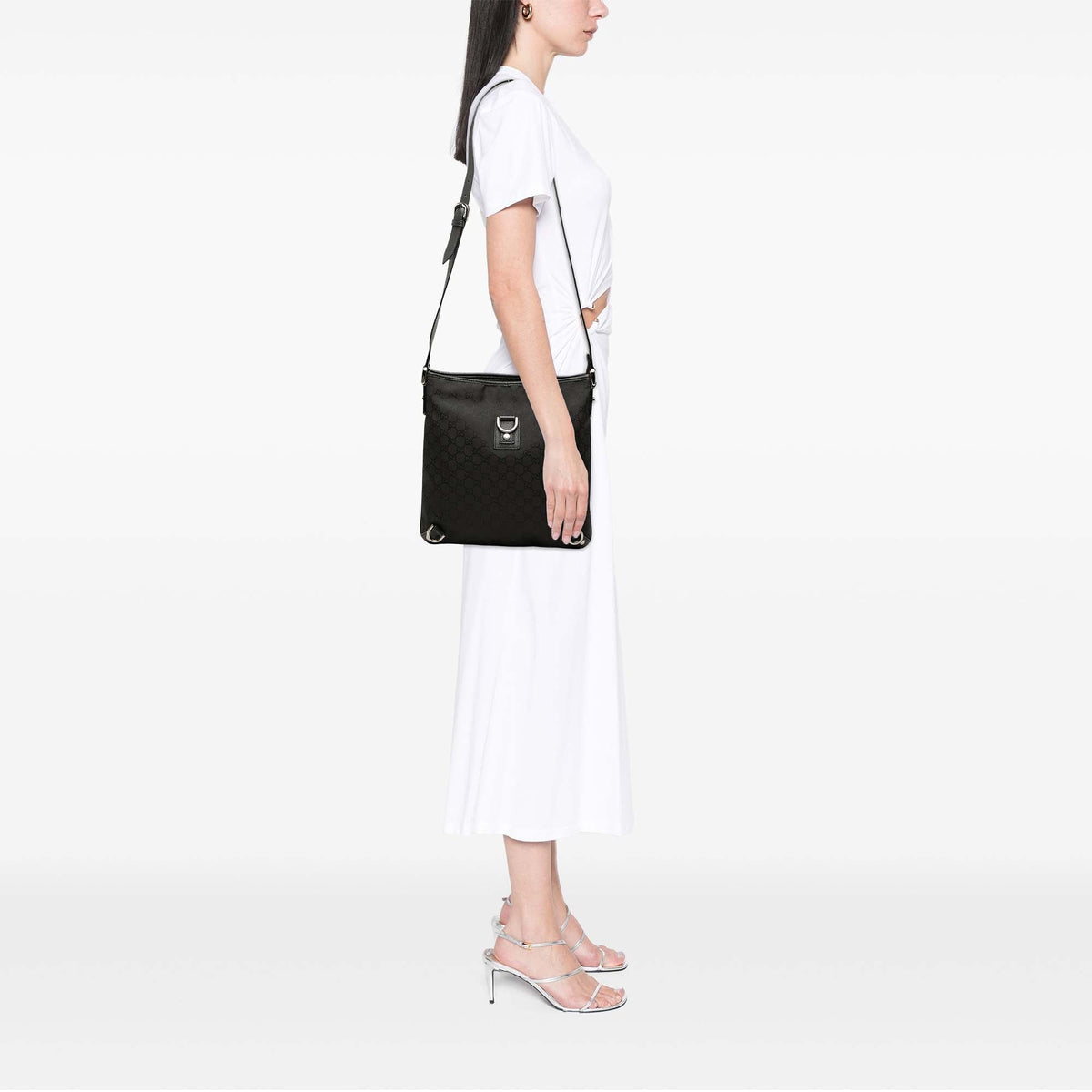 Gucci GG Nylon Abbey D Ring Crossbody