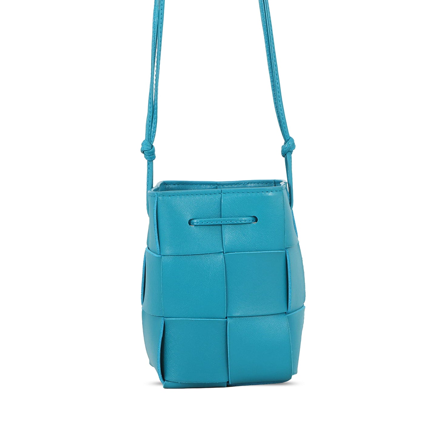 Bottega Veneta Mini Nappa Maxi Intrecciato Cassette Bucket Bag