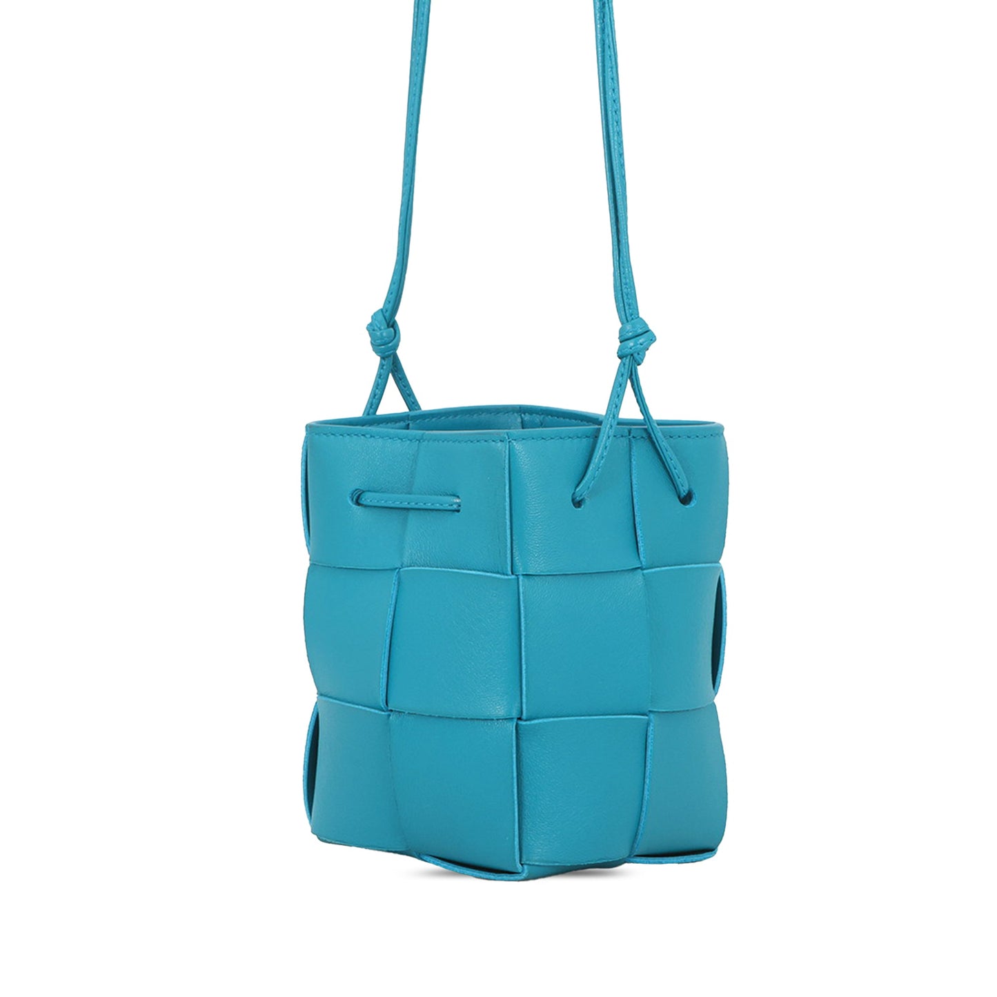 Bottega Veneta Mini Nappa Maxi Intrecciato Cassette Bucket Bag
