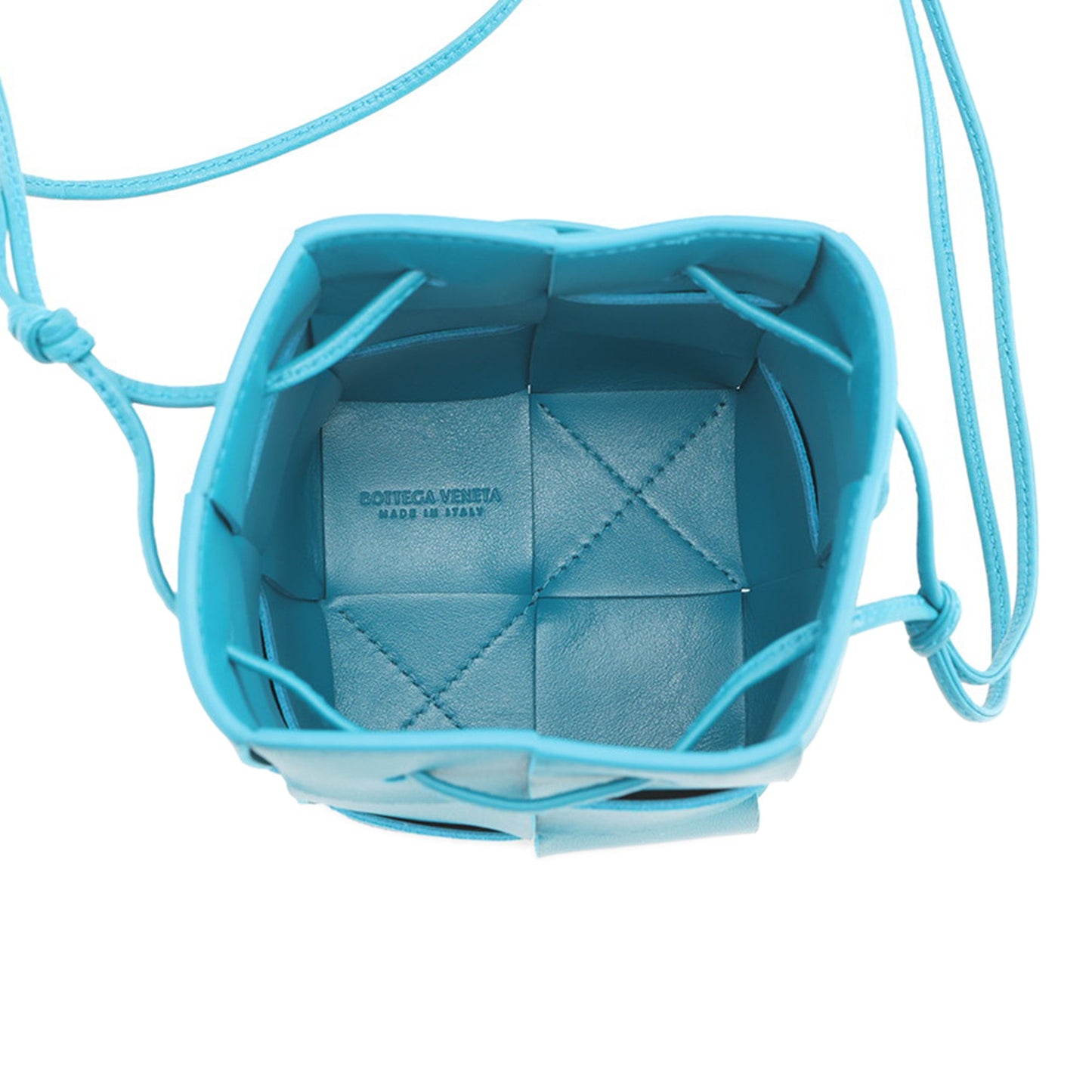 Bottega Veneta Mini Nappa Maxi Intrecciato Cassette Bucket Bag