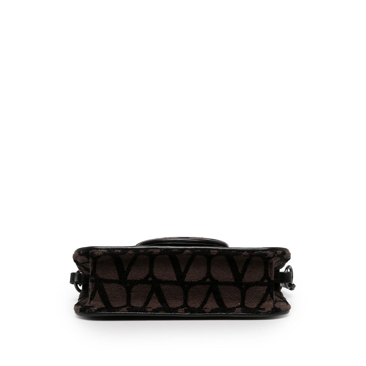 Valentino Small Toile Iconographe VLogo Loco Satchel — Brown