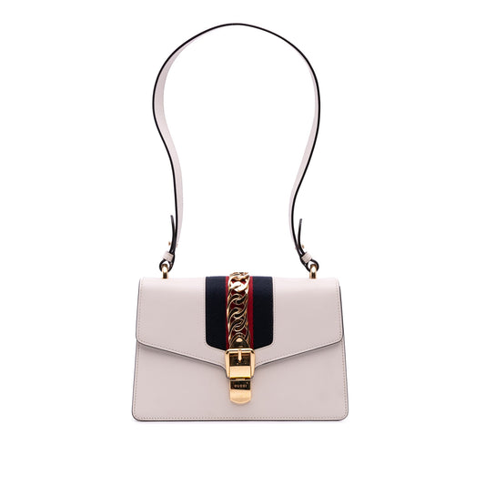 Gucci Small Leather Sylvie Satchel