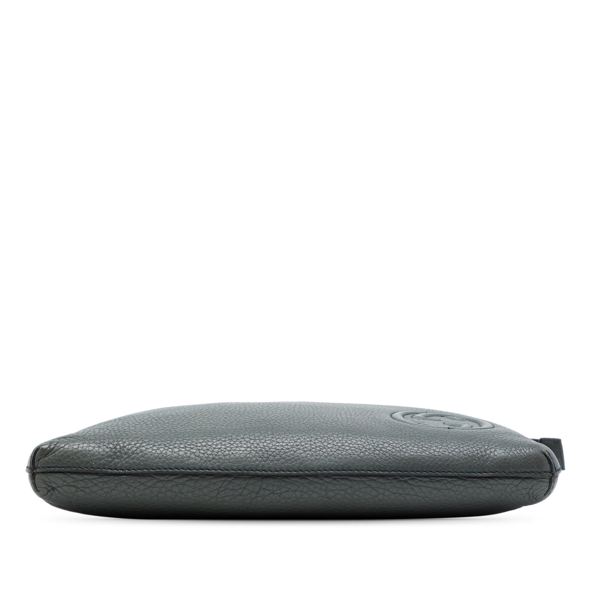 Gucci Calfskin Soho Clutch — Gray