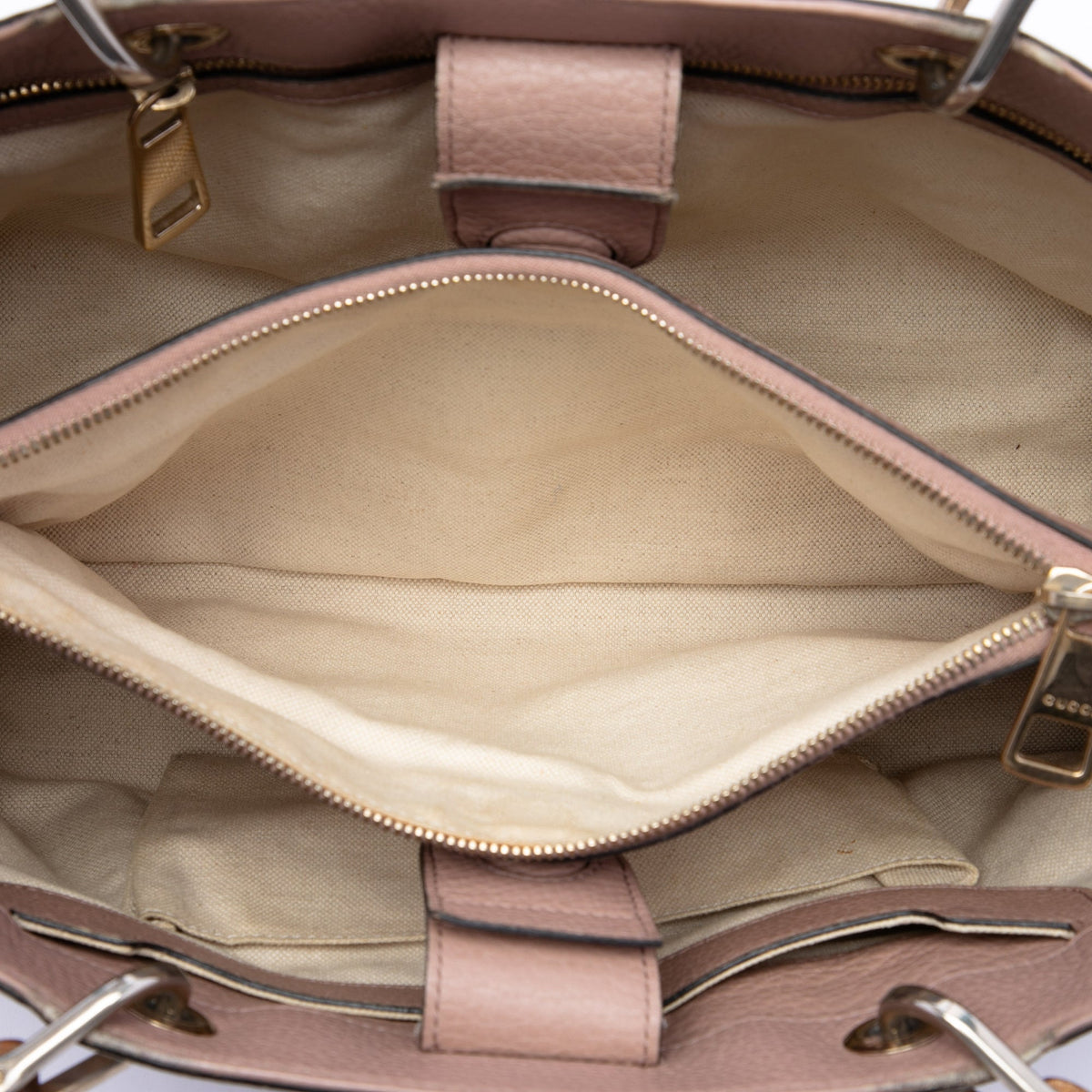 Gucci Medium Calfskin Bamboo Shopper Satchel