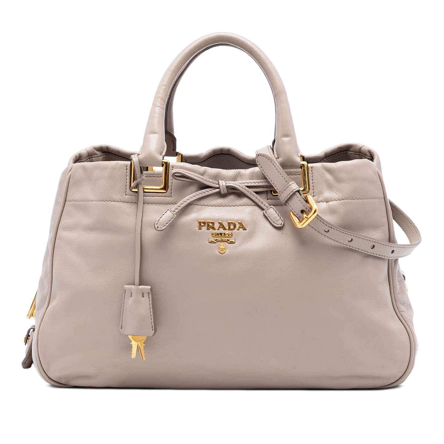 Prada Vitello Bow Satchel