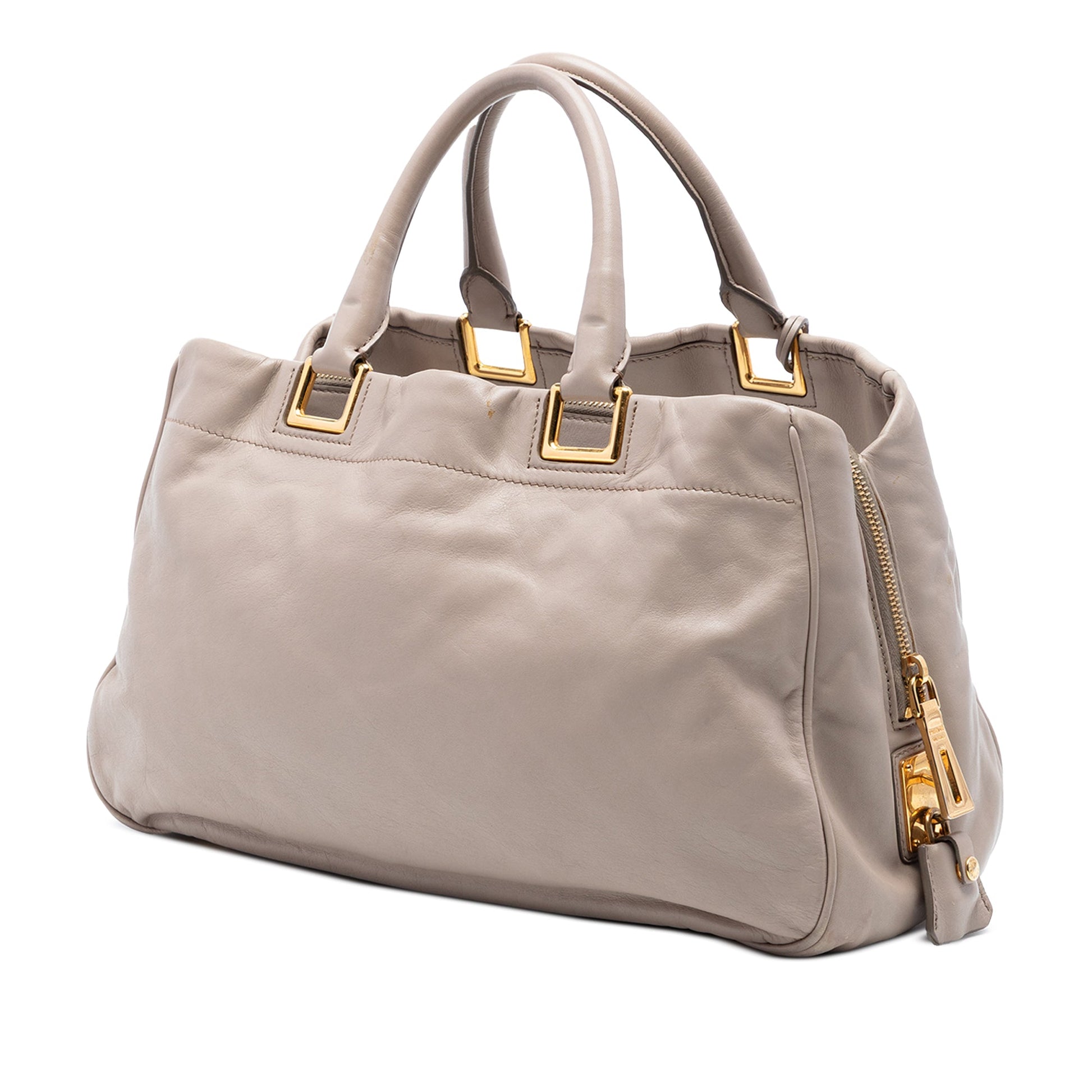Prada Vitello Bow Satchel