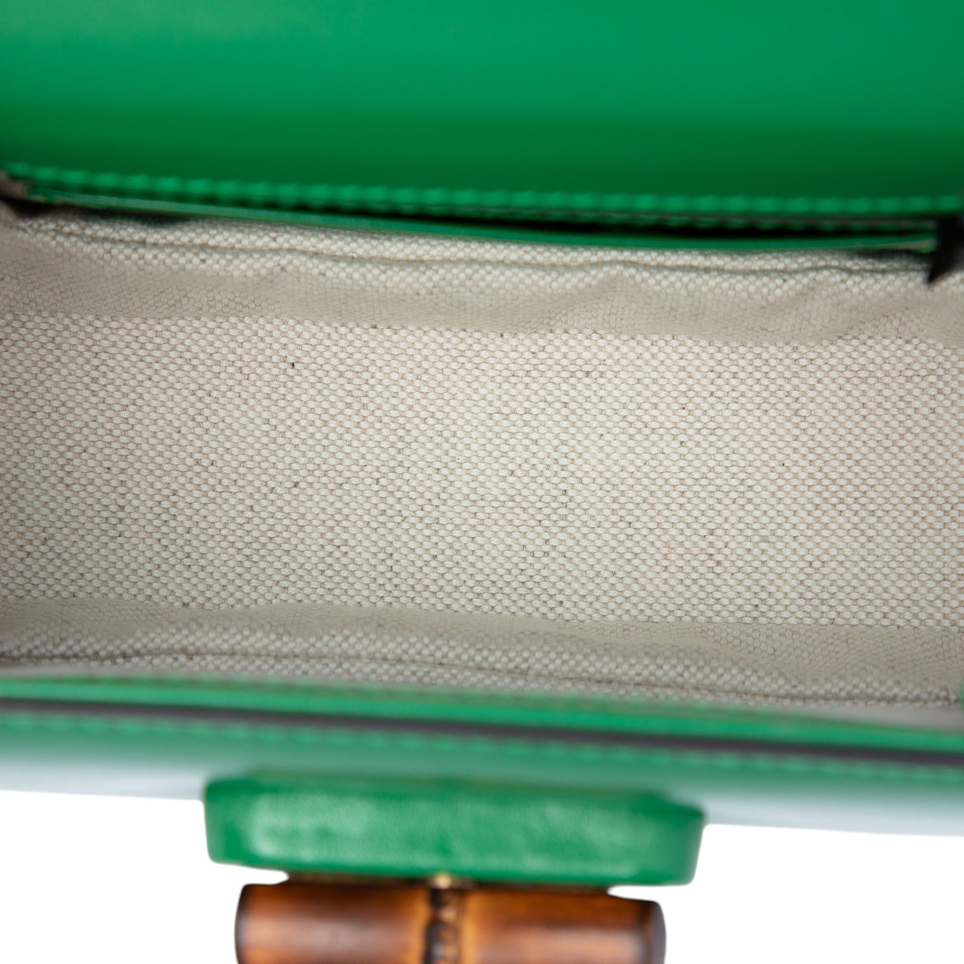 Gucci Mini Calfskin 1947 Bamboo Top Handle Bag