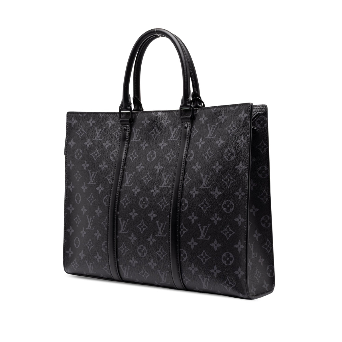 Louis Vuitton Monogram Eclipse Sac Plat Horizontal Zipper