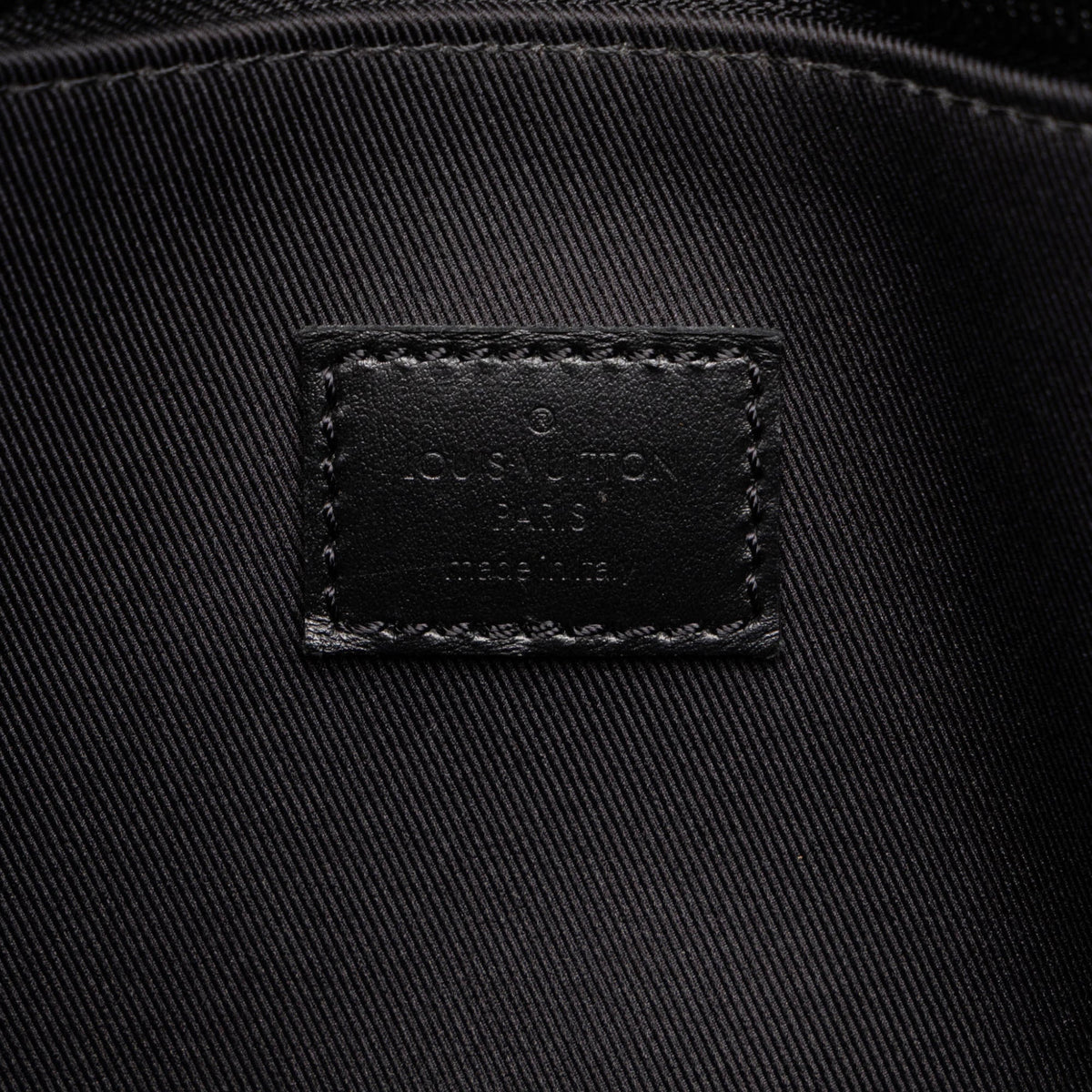 Louis Vuitton Monogram Eclipse Sac Plat Horizontal Zipper