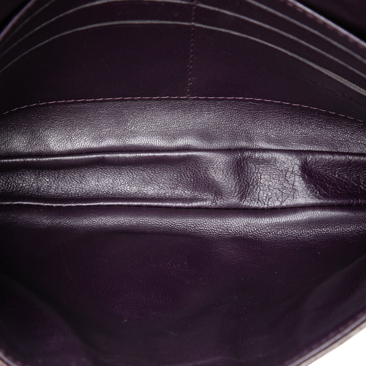 Dior Patent Cannage New Lock Pouch Crossbody — Purple