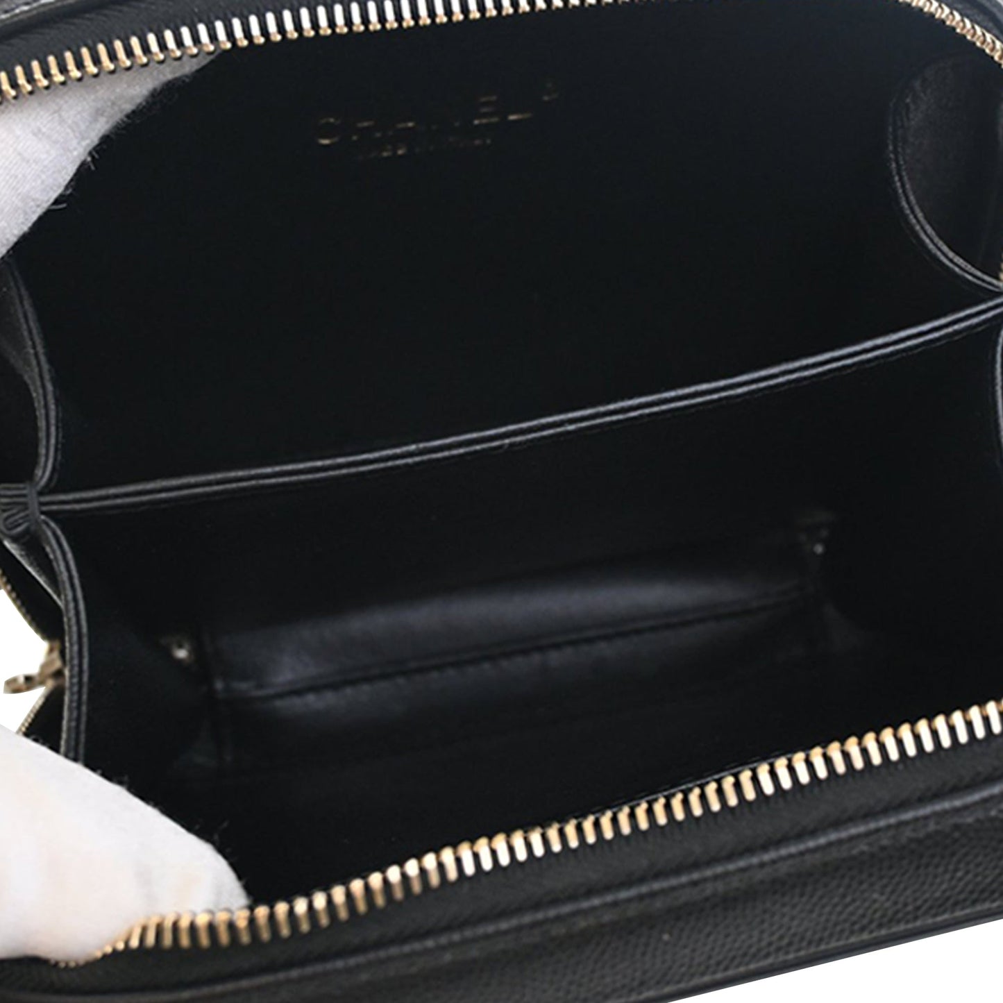 Chanel Small Caviar CC Filigree Vanity Case