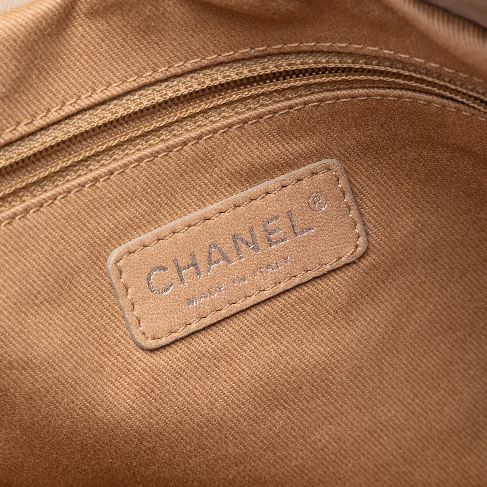 Chanel Perforated Suede Fringe Tote