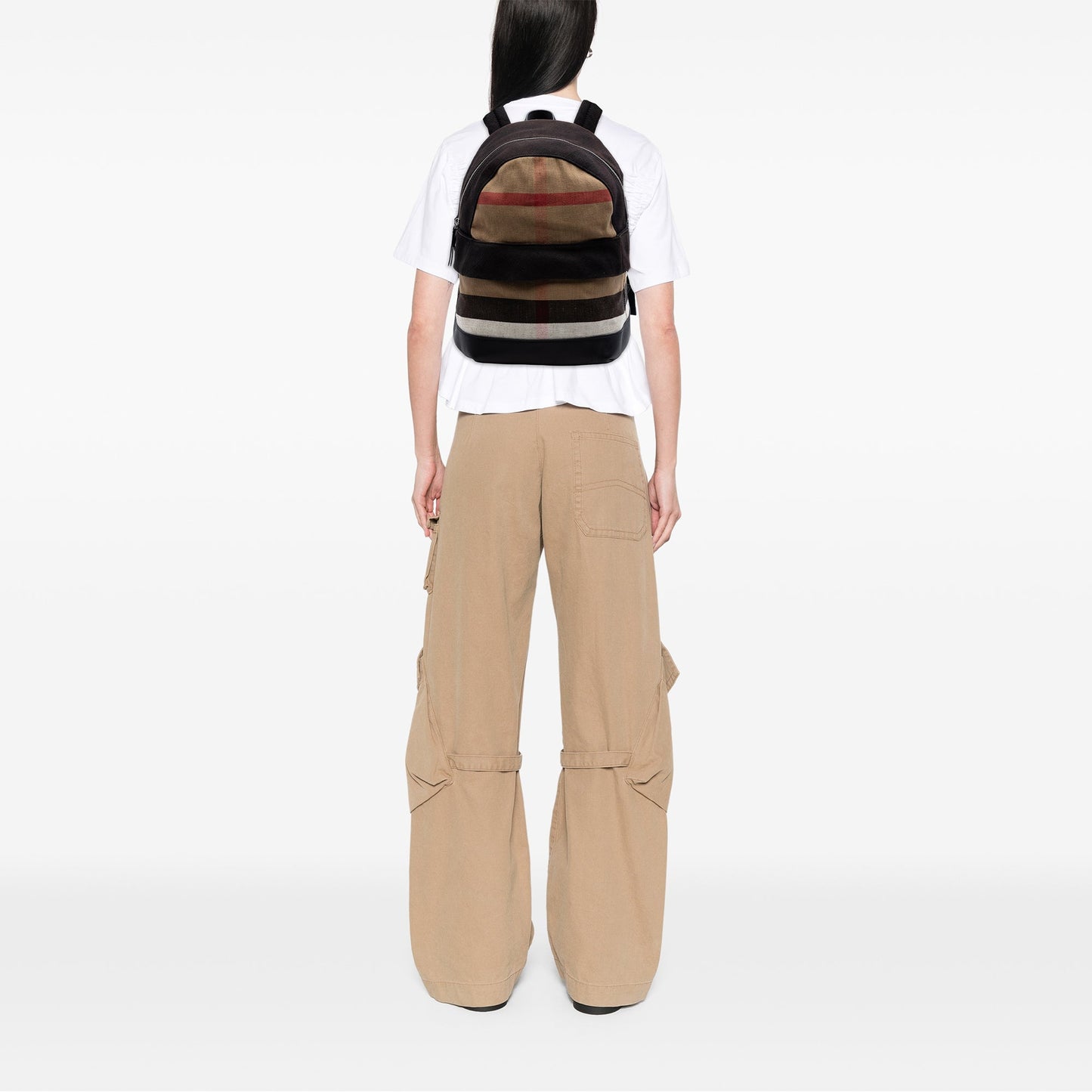 Burberry Mega Check Canvas Tiller Backpack