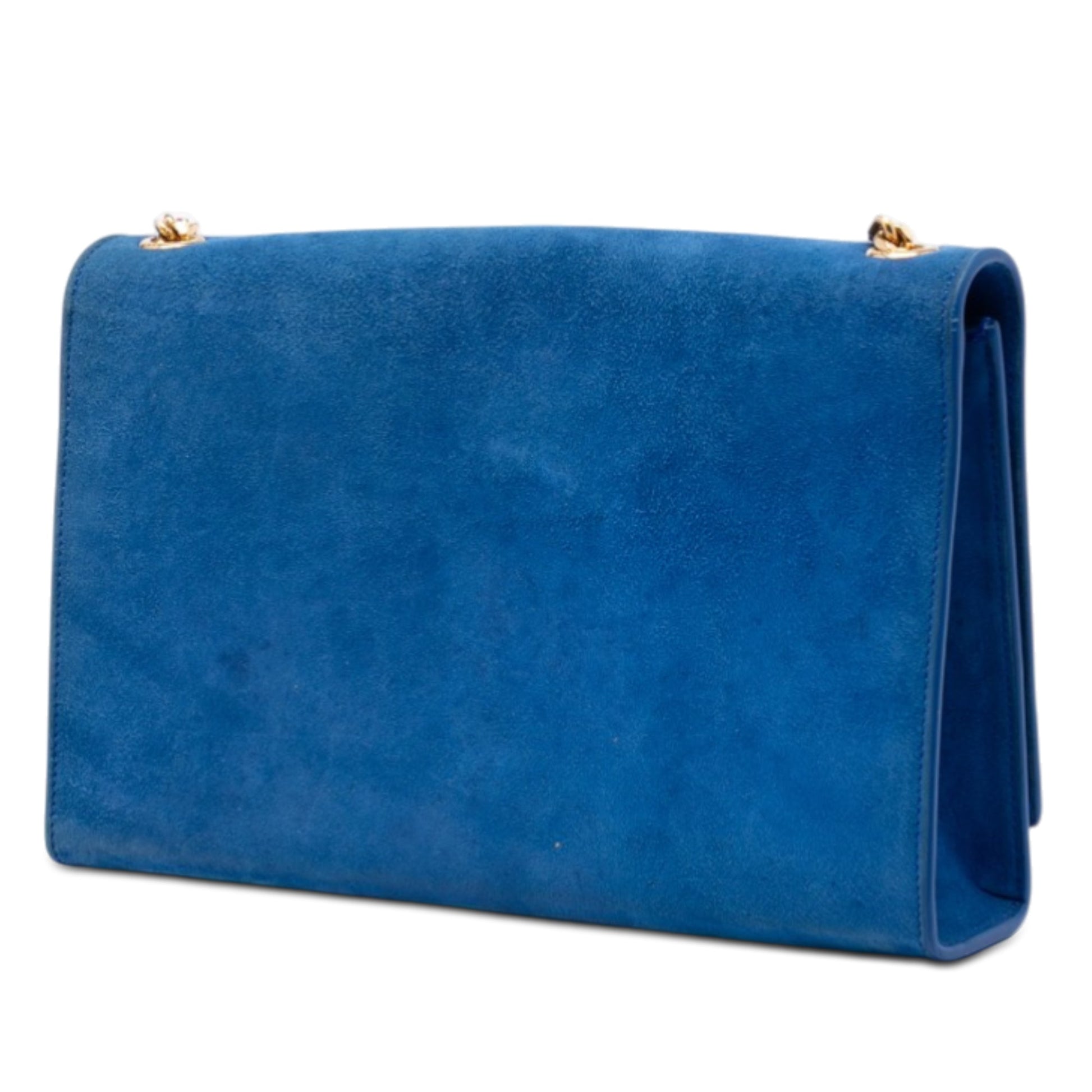 Saint Laurent Medium Suede Monogram Kate Tassel Crossbody