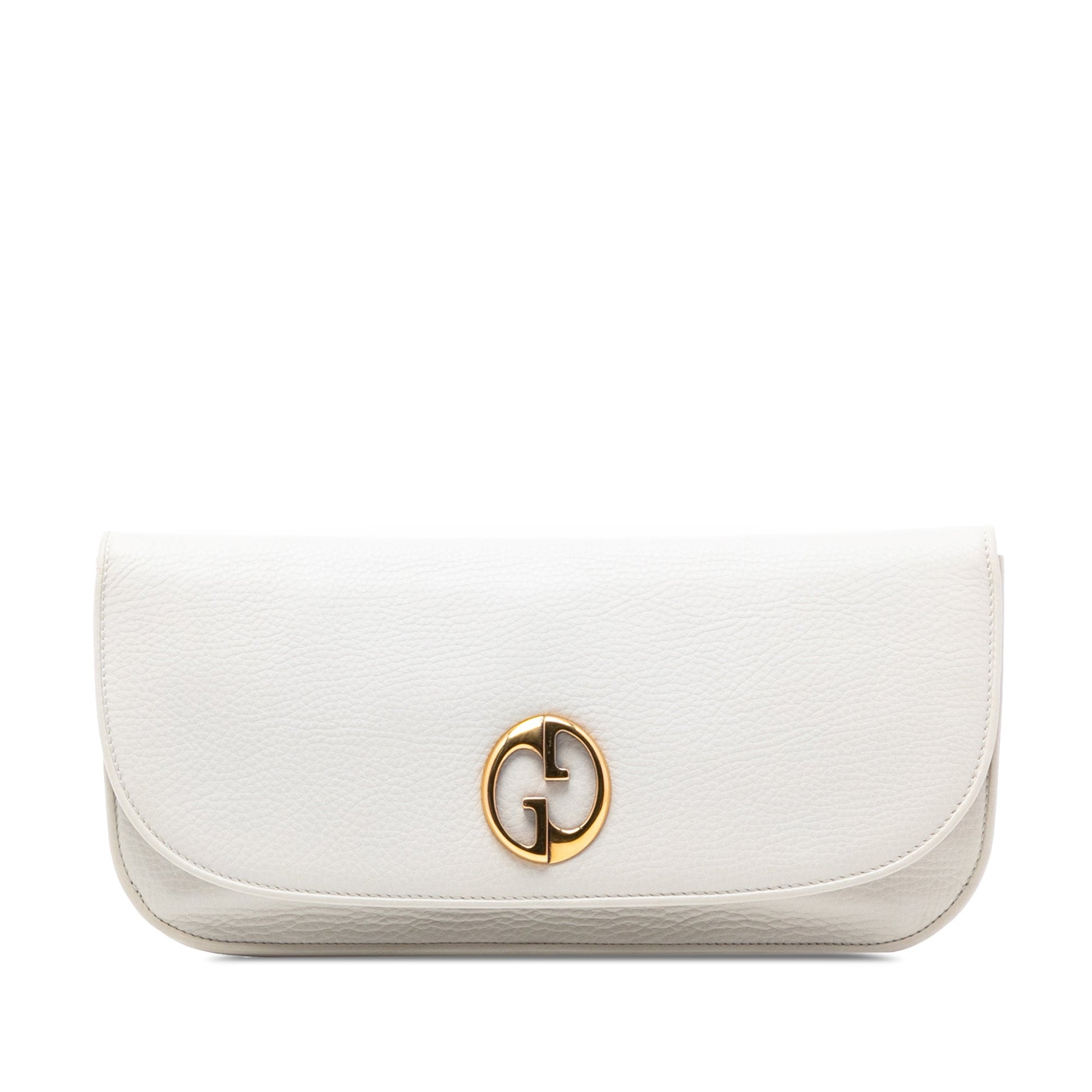 Leather 1973 Flap Clutch