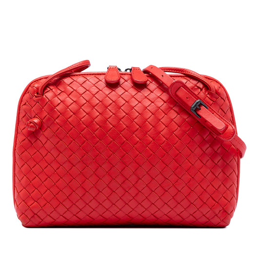 Bottega Veneta Nappa Intrecciato Nodini Crossbody