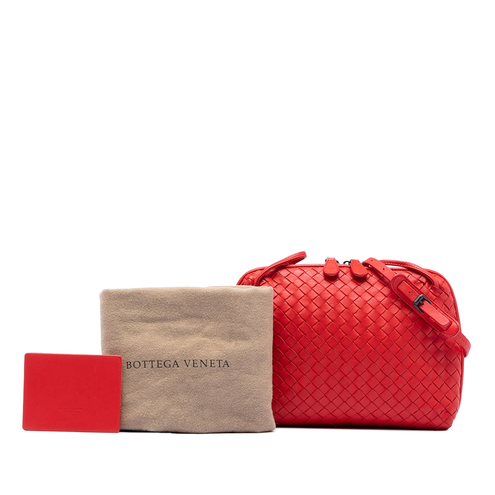 Bottega Veneta Nappa Intrecciato Nodini Crossbody