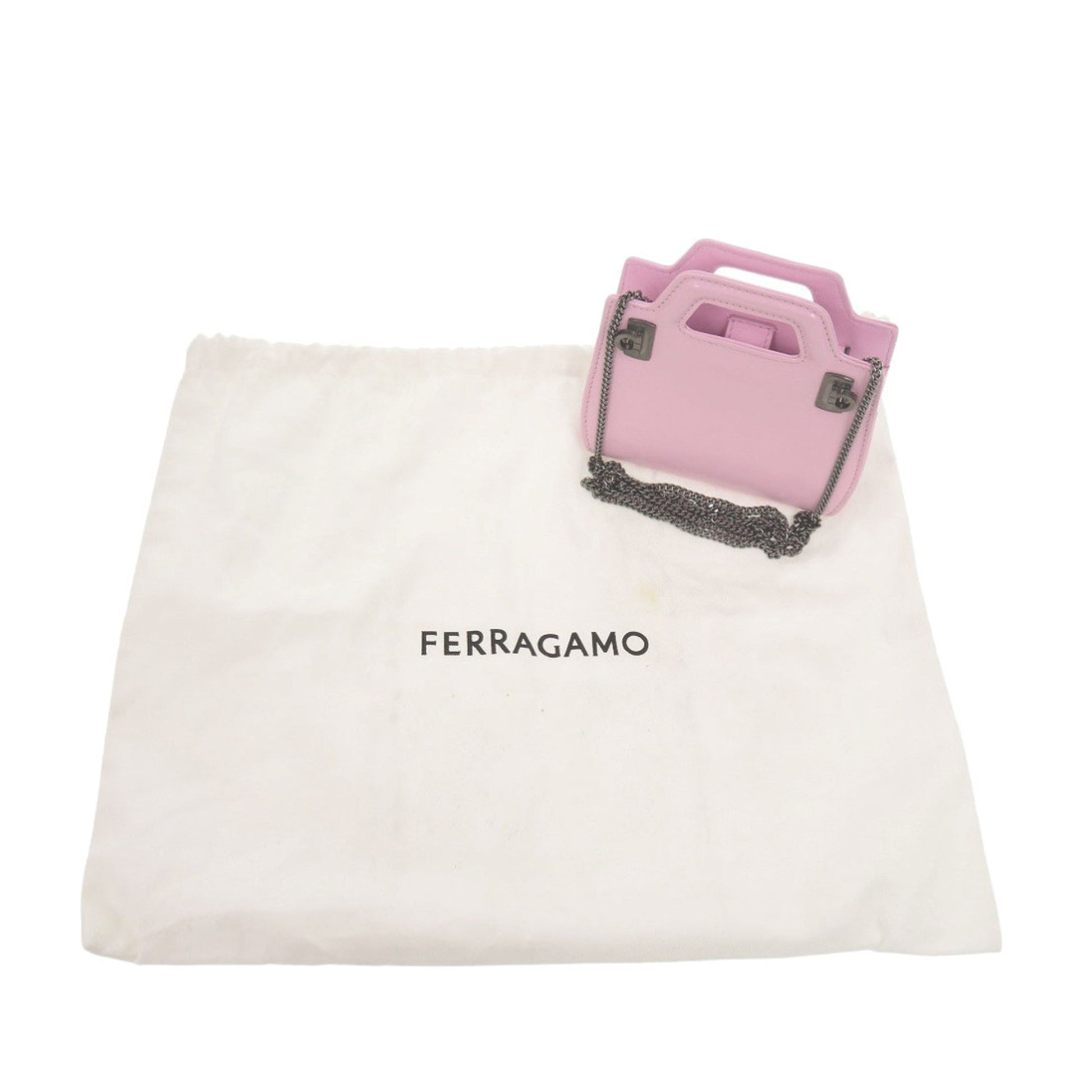 Mini Brushed Calfskin Wanda Top Handle Bag
