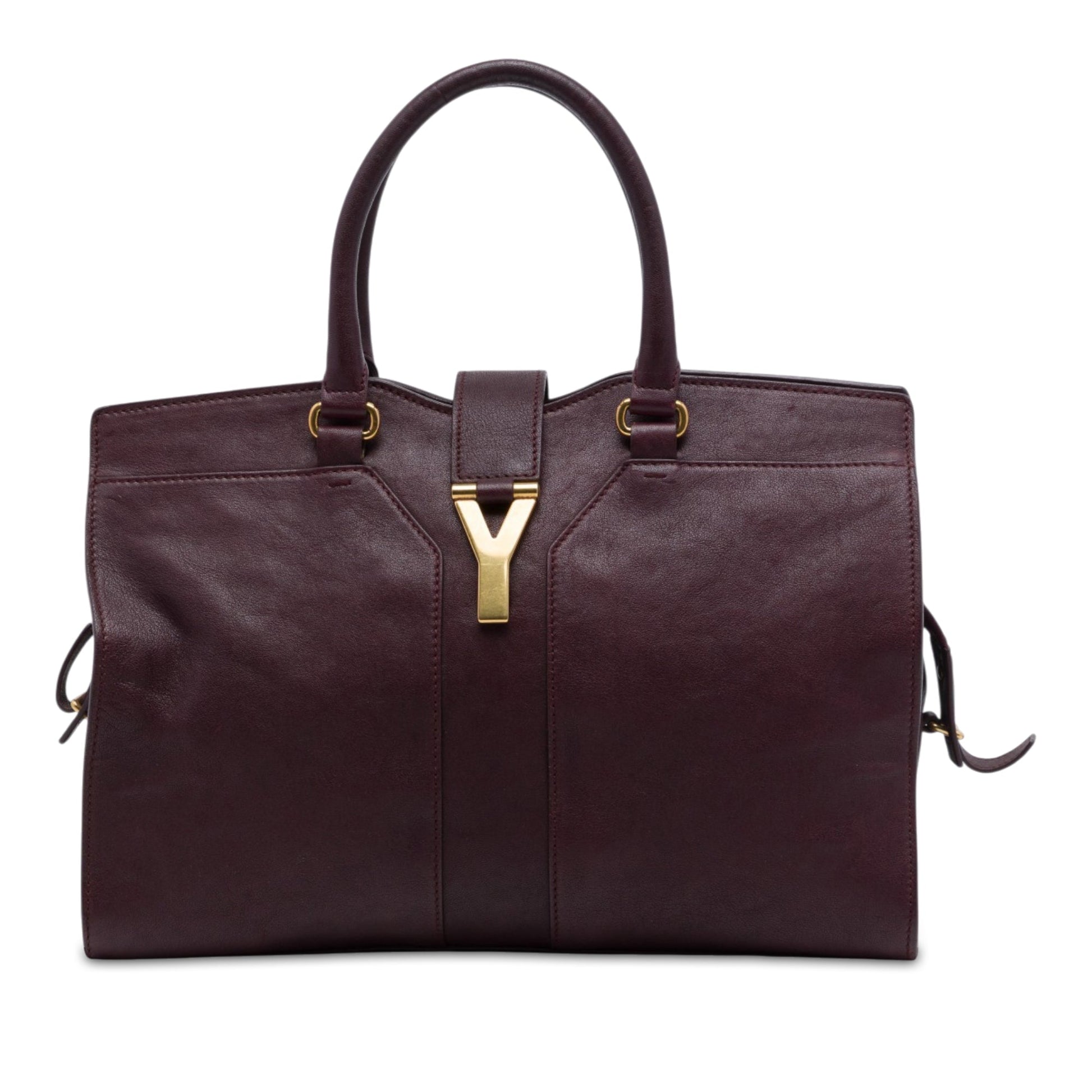 Saint Laurent Medium Leather Cabas Chyc Satchel
