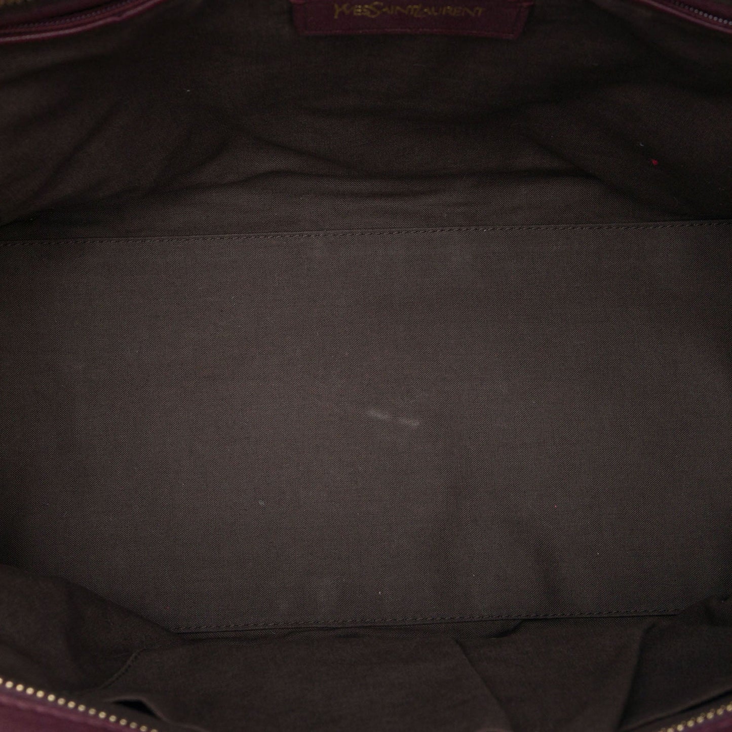 Saint Laurent Medium Leather Cabas Chyc Satchel