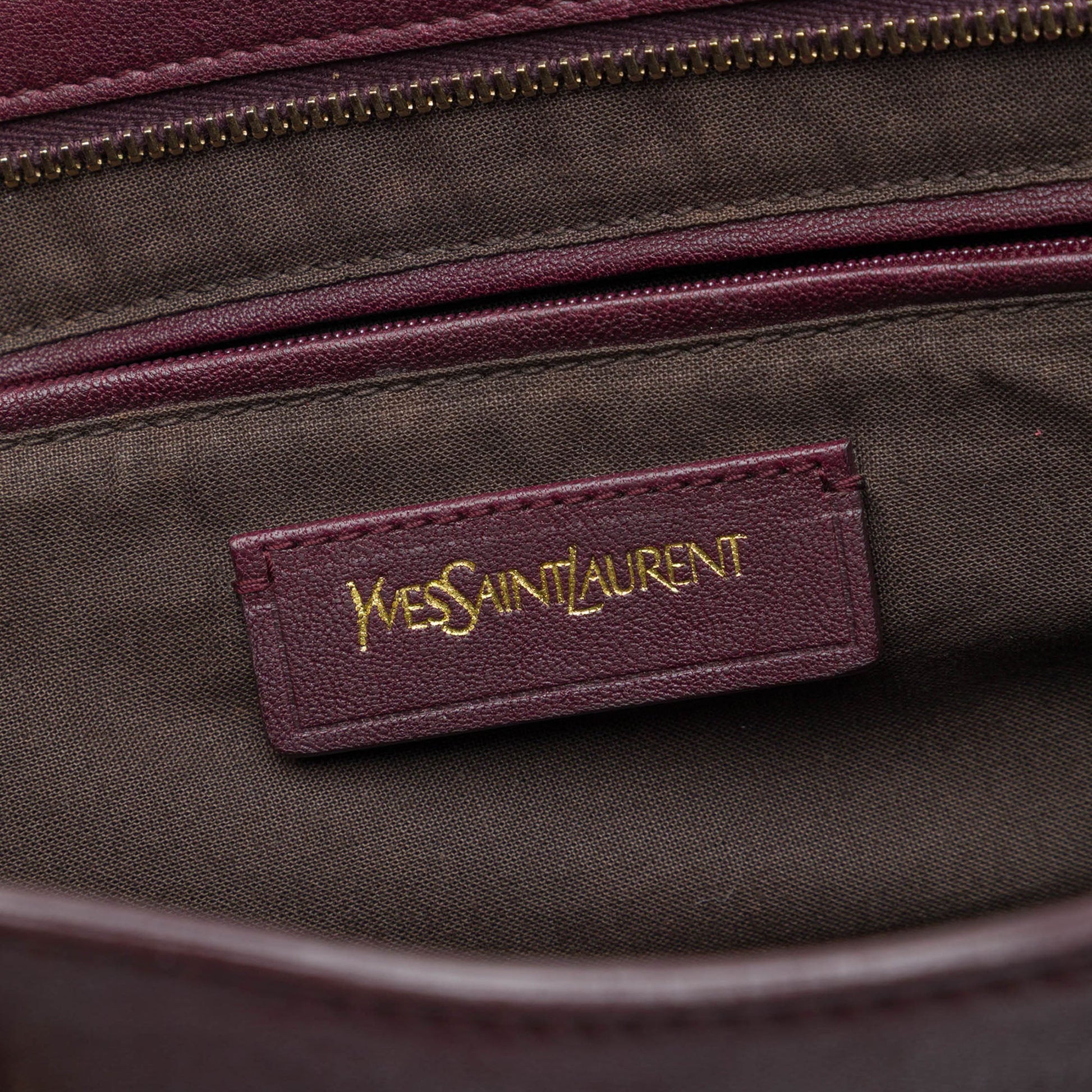 Saint Laurent Medium Leather Cabas Chyc Satchel