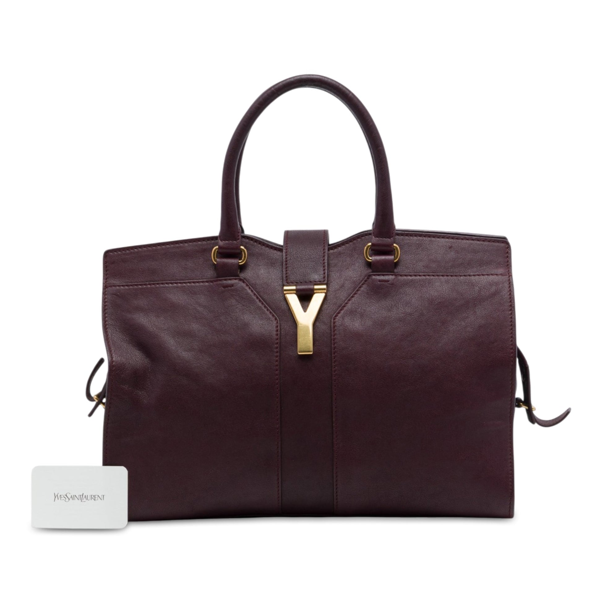 Saint Laurent Medium Leather Cabas Chyc Satchel