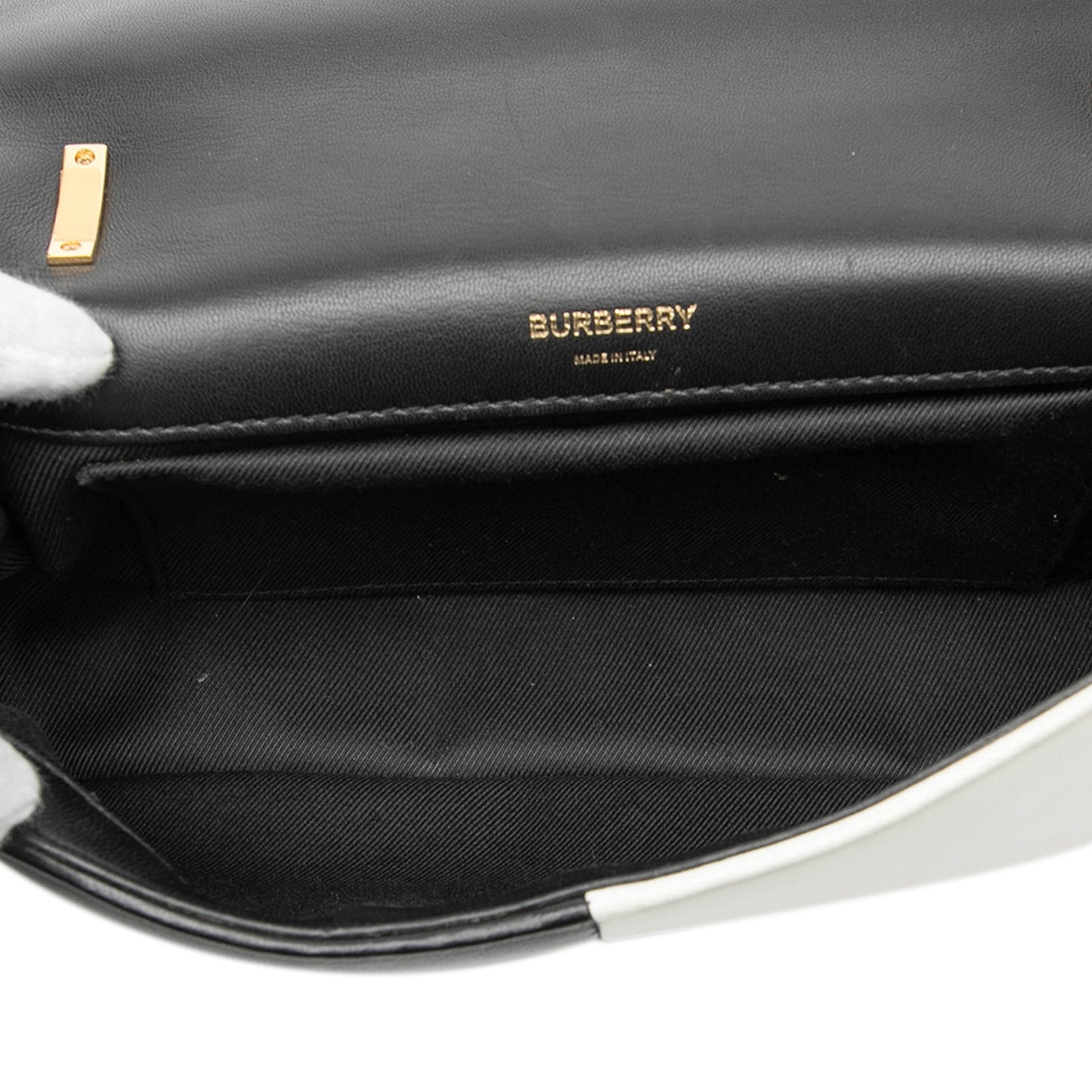 Burberry Small Bicolor Quilted Lambskin Lola Crossbody