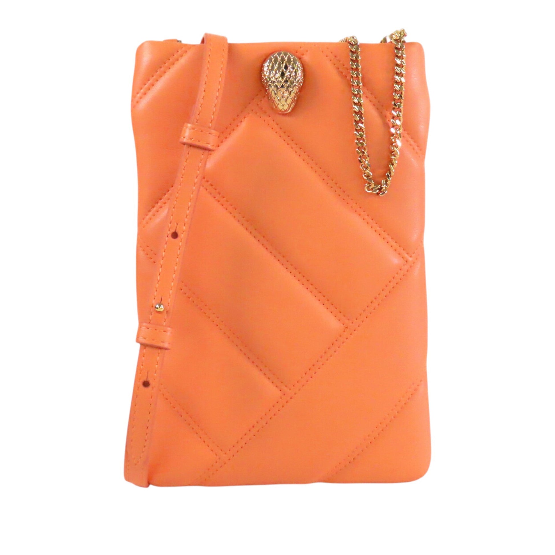 Bvlgari Leather Serpenti Cabochon Phone Case Crossbody