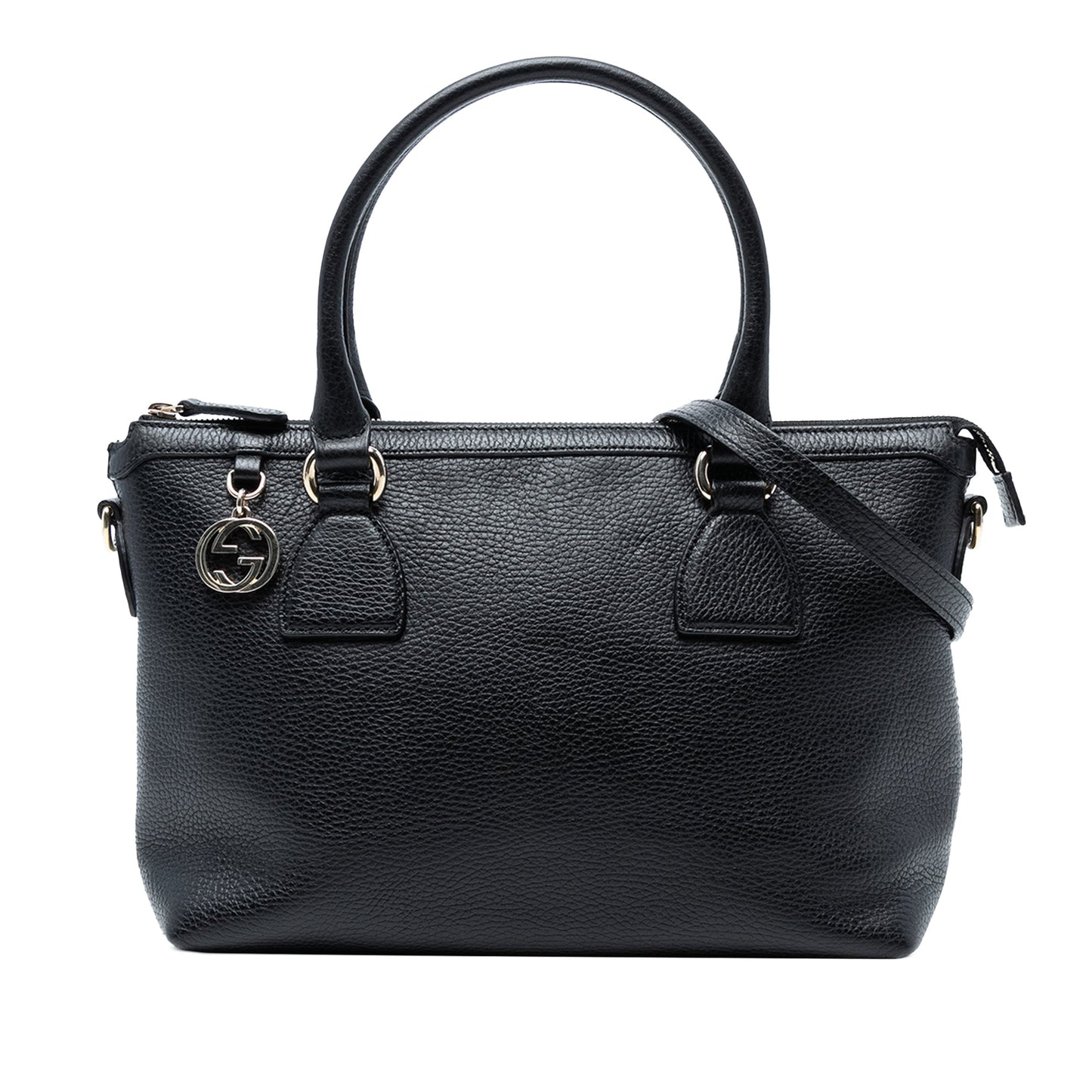 Gucci Dollar Calfskin GG Charm Satchel