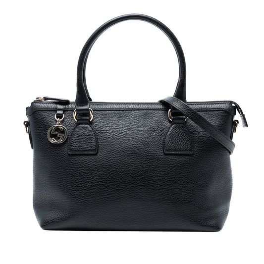 Gucci Dollar Calfskin GG Charm Satchel