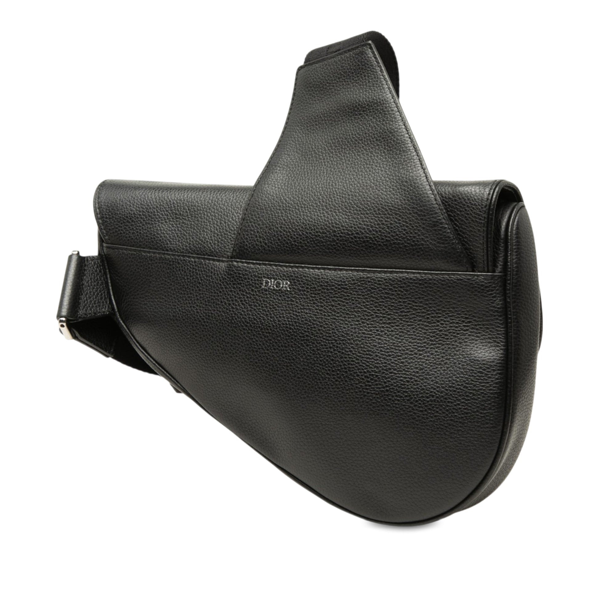 Dior Grained Calfskin Saddle Crossbody