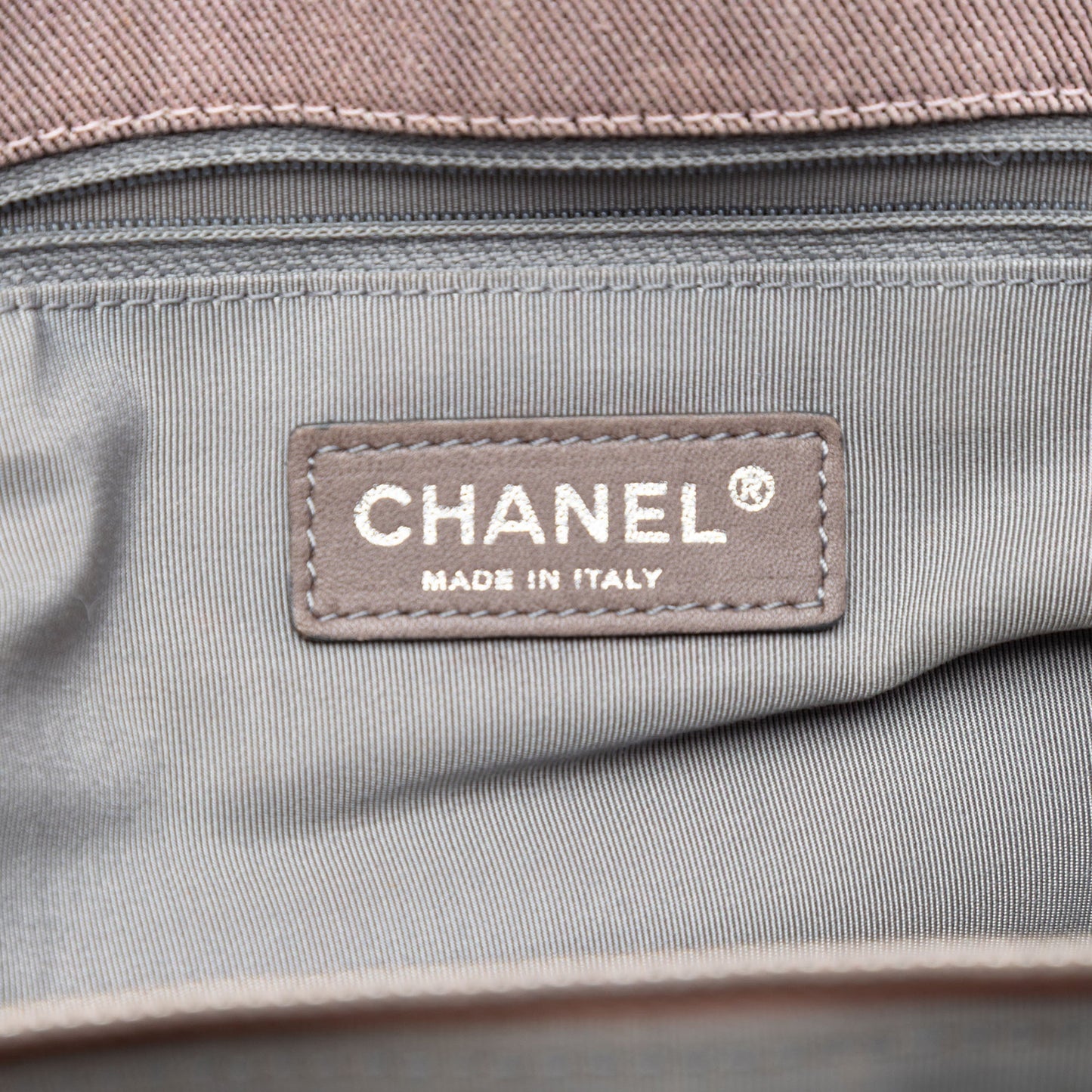 Chanel Large CC Quilted Denim Tote