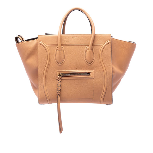 Celine Medium Leather Phantom Luggage Tote