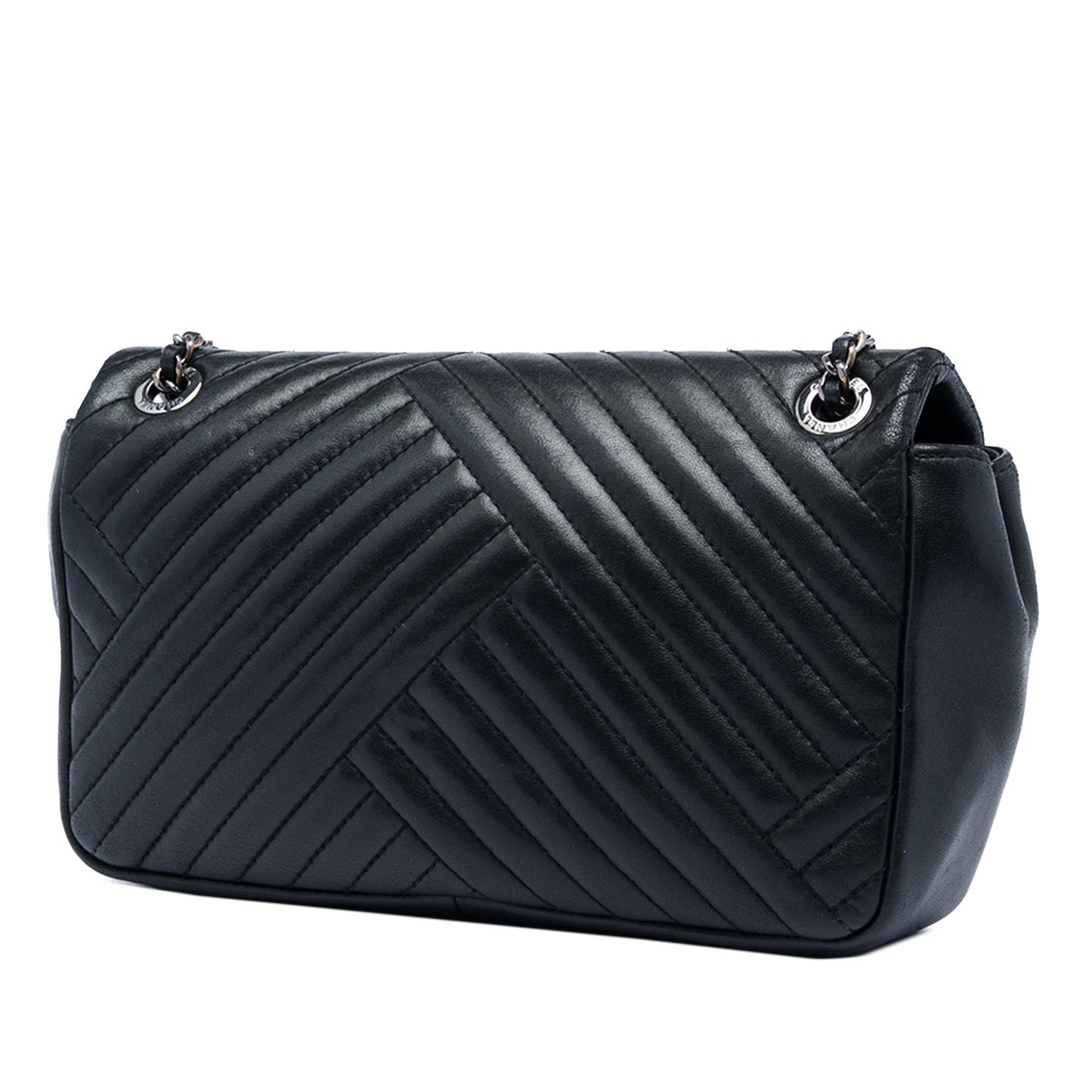 Chanel Small Lambskin CC Crossing Flap