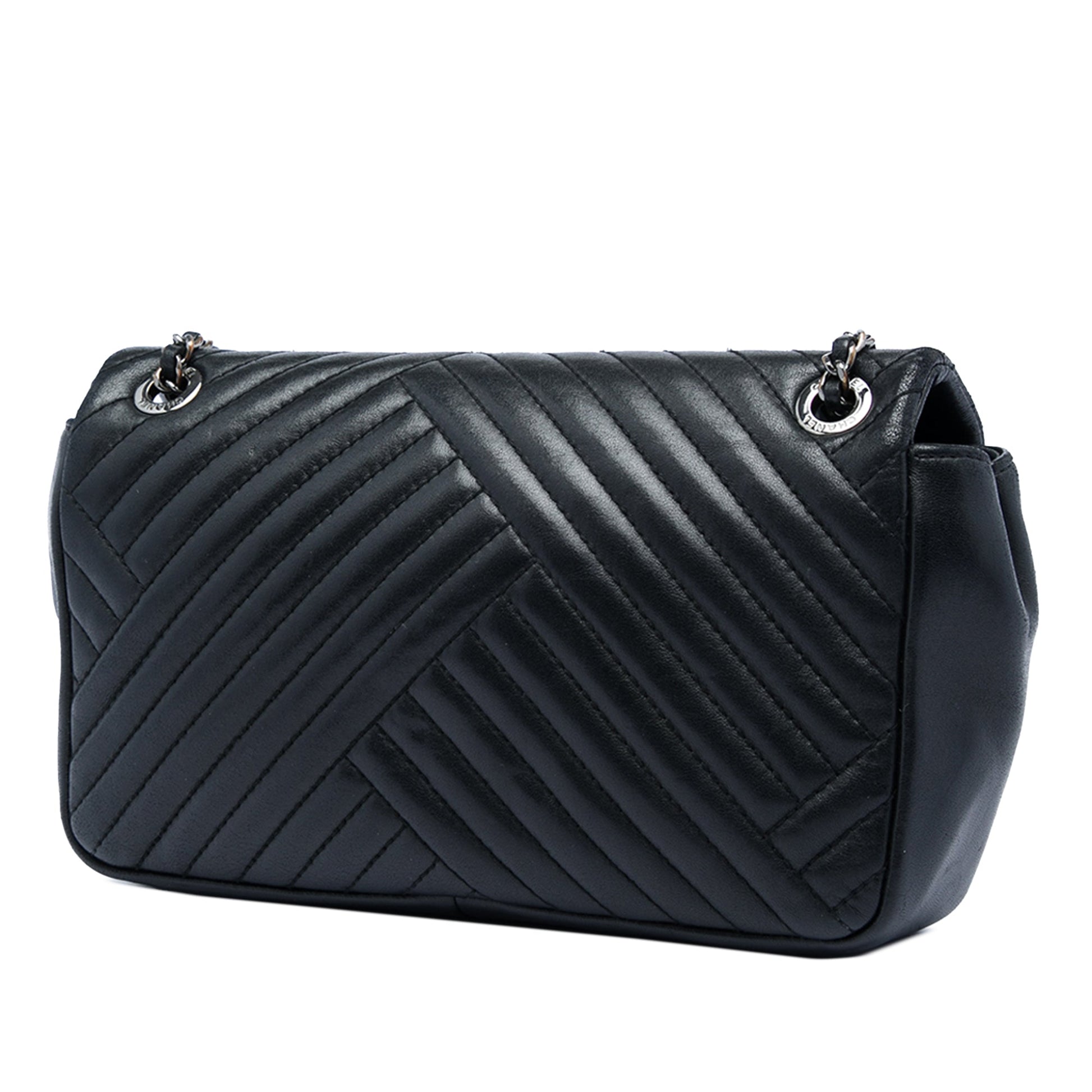 Chanel Small Lambskin CC Crossing Flap