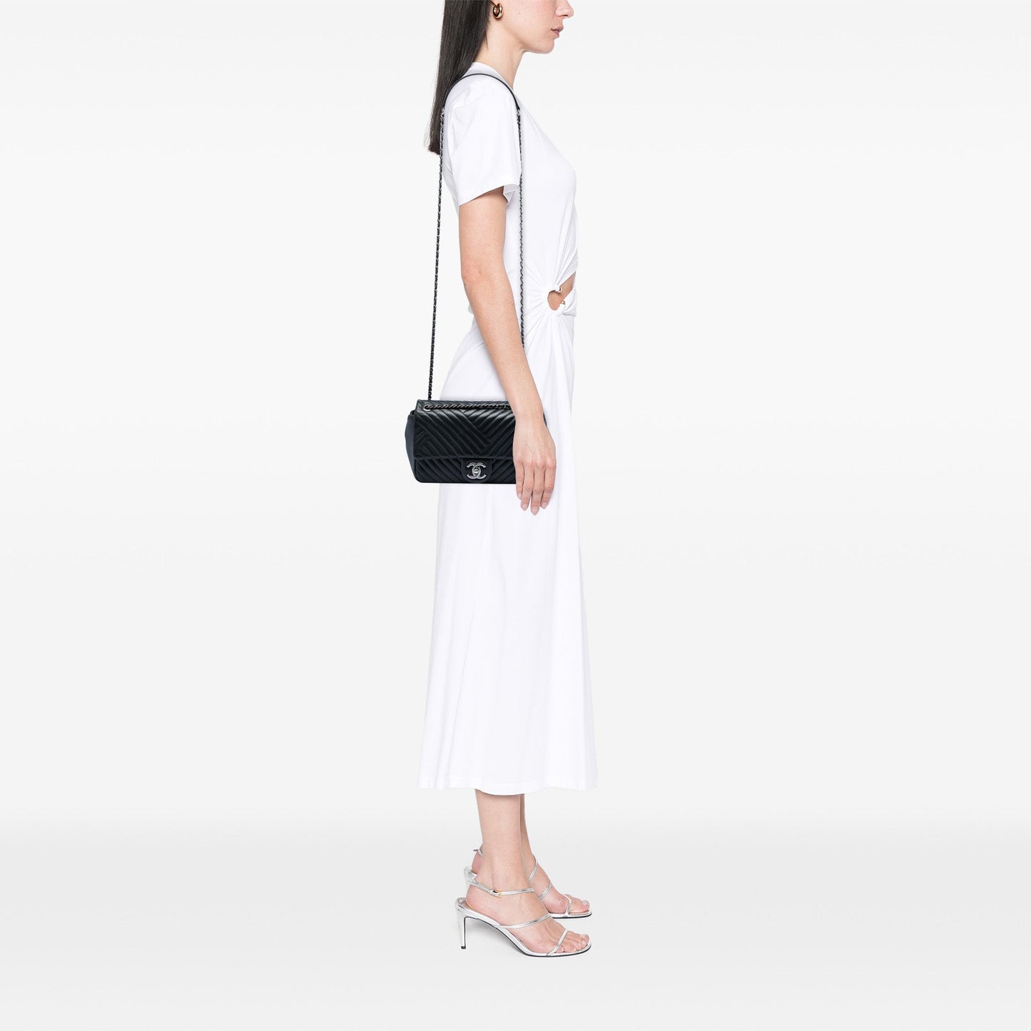 Chanel Small Lambskin CC Crossing Flap