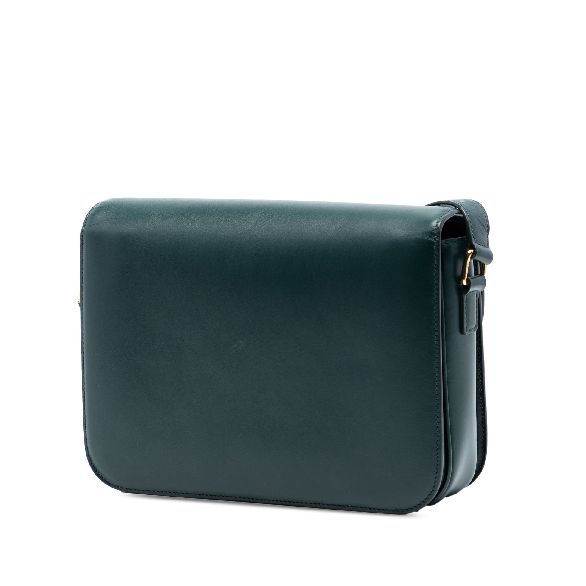 Celine Large Shiny Calfskin Triomphe Crossbody