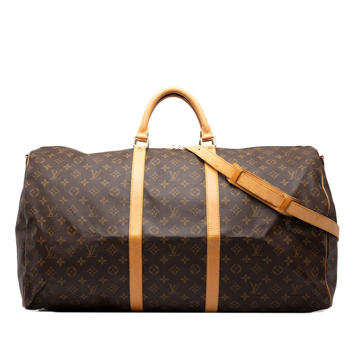 Louis Vuitton Monogram Keepall Bandouliere 60 — Brown