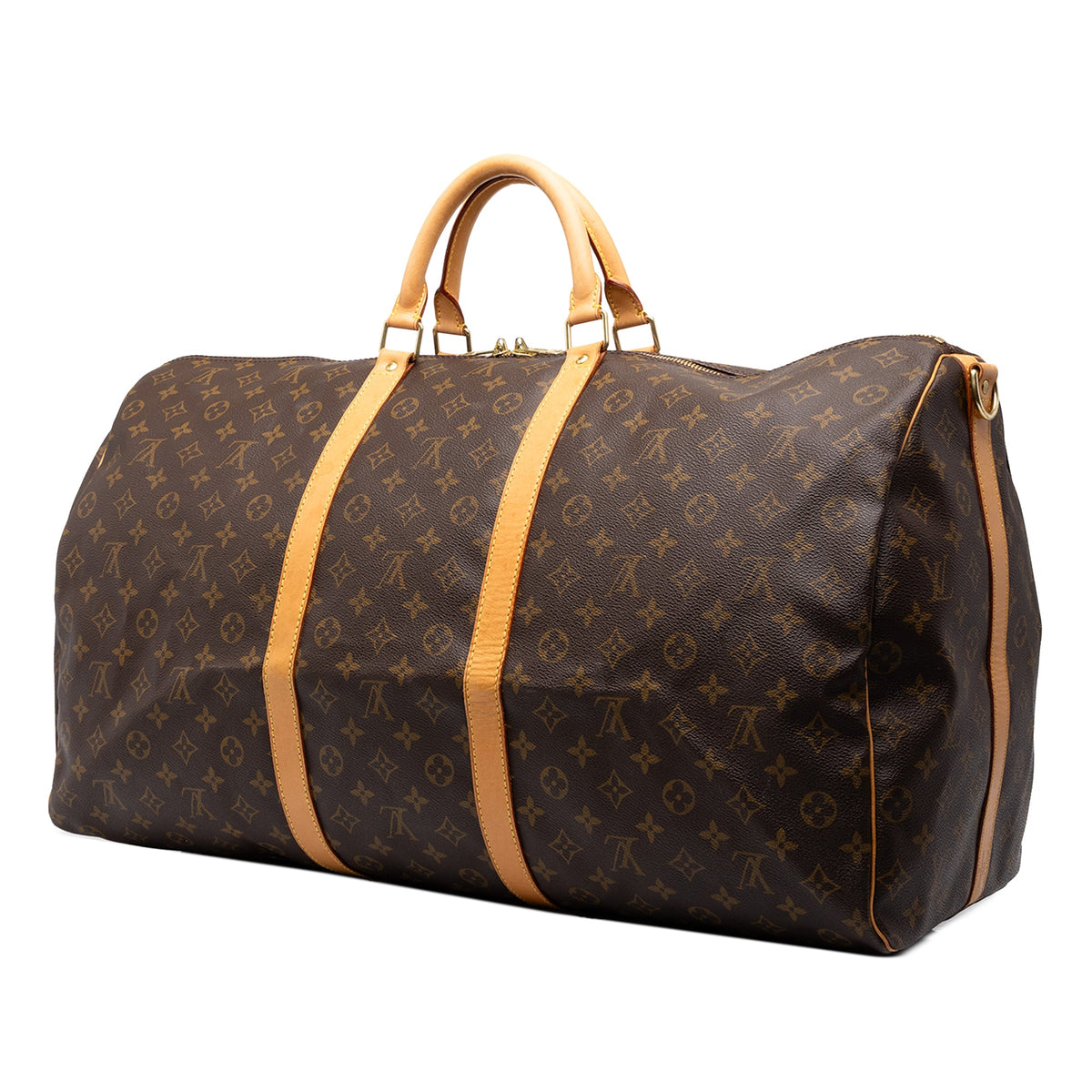 Louis Vuitton Monogram Keepall Bandouliere 60 — Brown