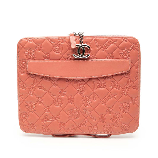 Chanel Embossed Lambskin Lucky Symbols iPad Case
