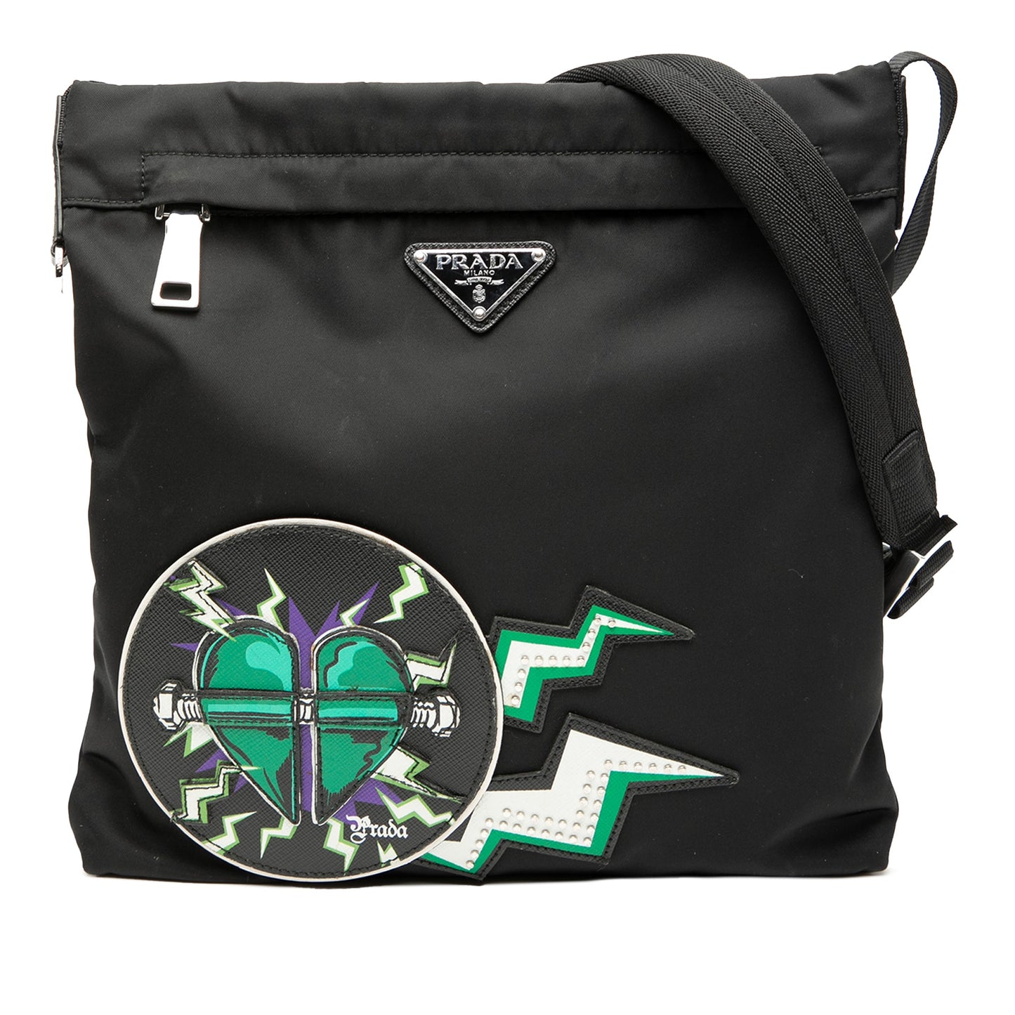 Prada Universal Studios Tessuto Montagna Frankenstein Print Crossbody