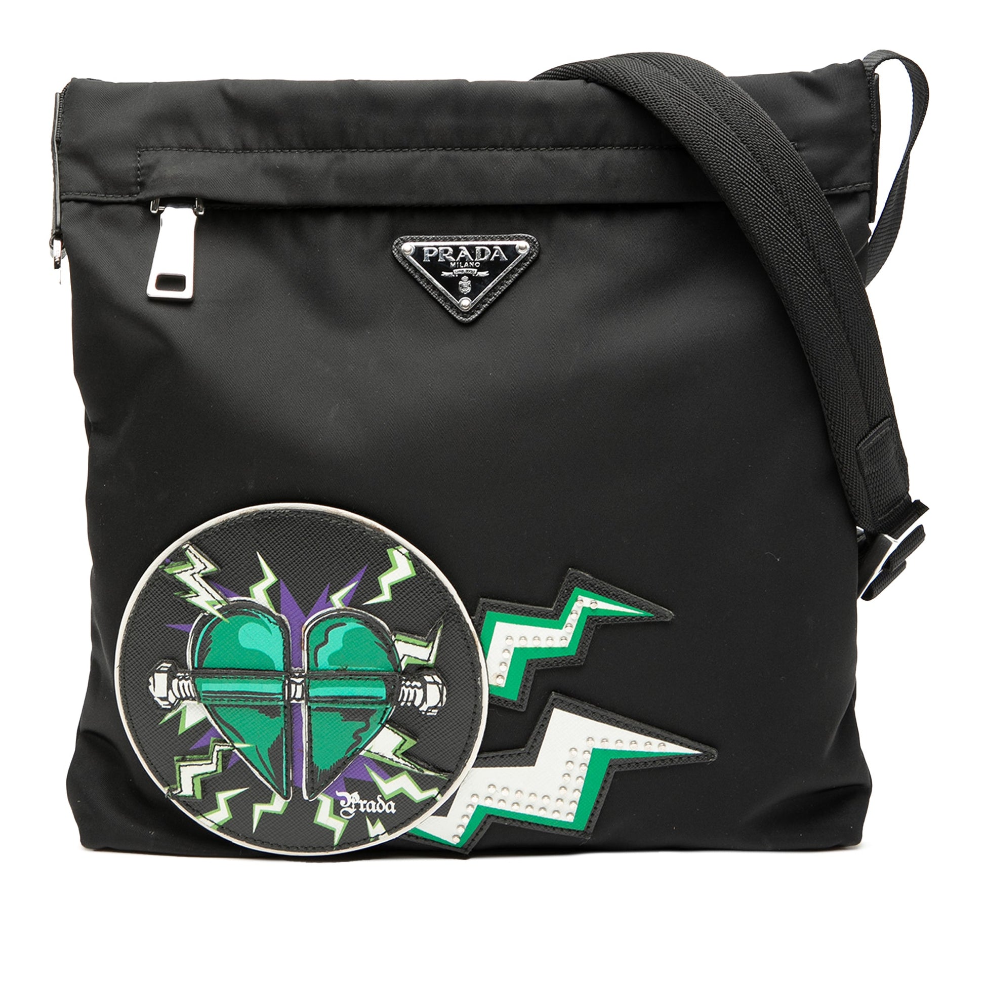 Prada Universal Studios Tessuto Montagna Frankenstein Print Crossbody